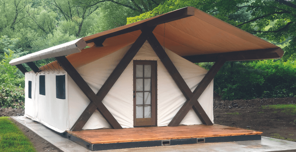 Conestoga Wagon Co's glamping tent 